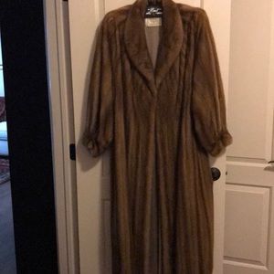 Hazel Mink Fur full length coat